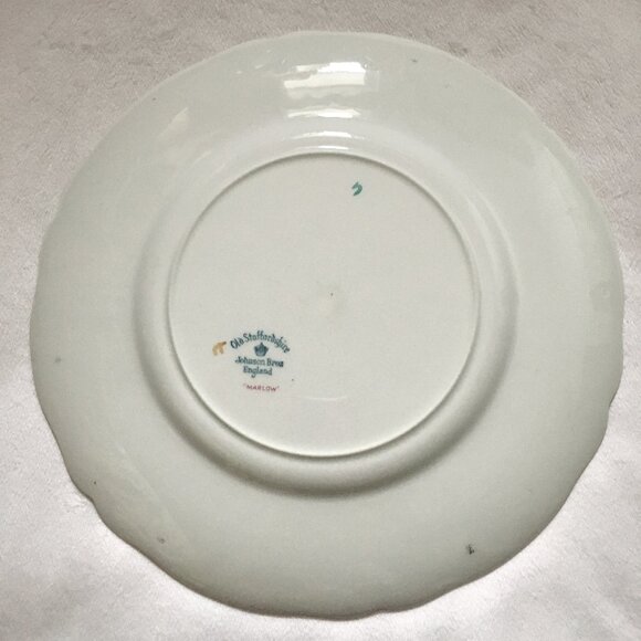 Vintage Old Staffordshire Johnson Bros England MARLOW Dinner Plate #4 - Picture 2 of 7